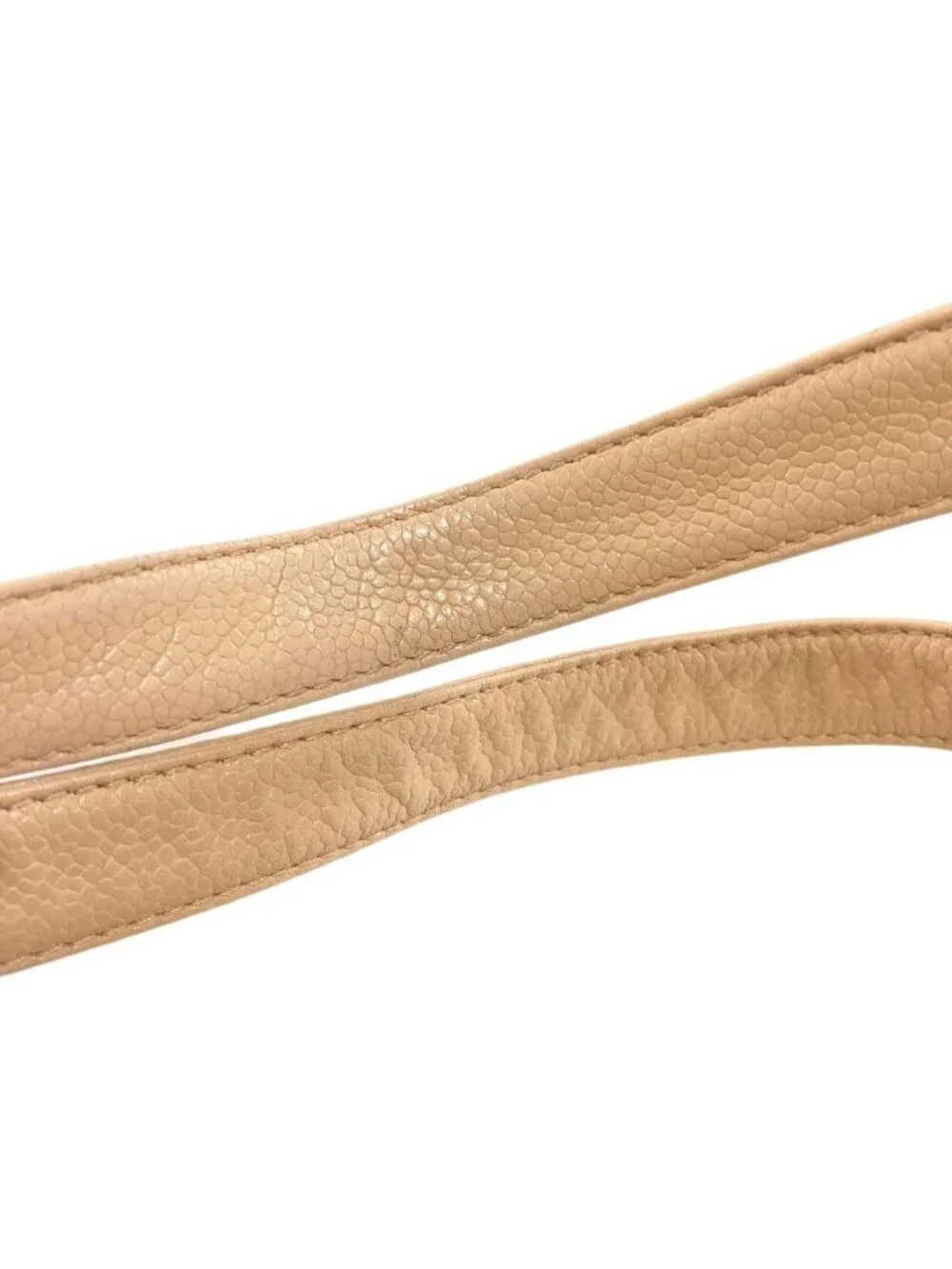 Chanel CC Logo Gold Handbag Grained Calfskin